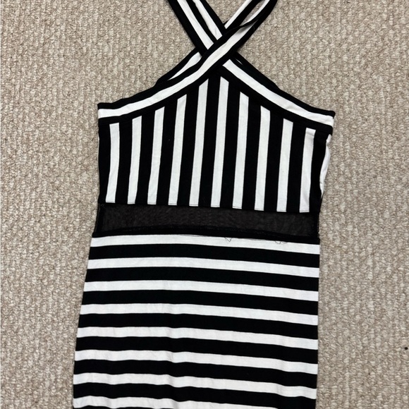 ASOS Design - Dress - Black and White stripe - Size 8 - Picture 3 of 7